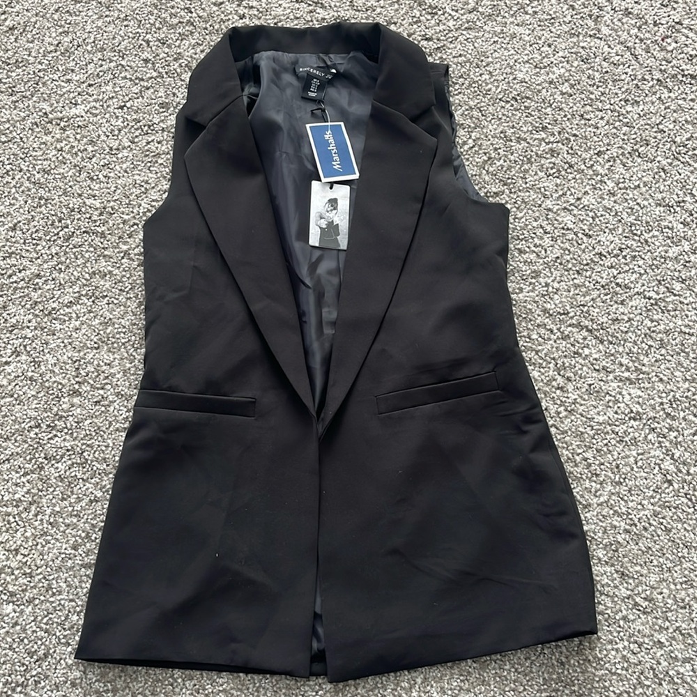 Black Sincerely Jules Blazer Vest